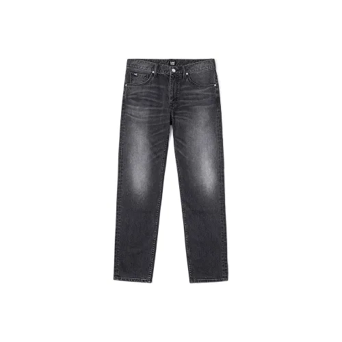 Мужские джинсы Lee co-branded модели темно-серого цвета