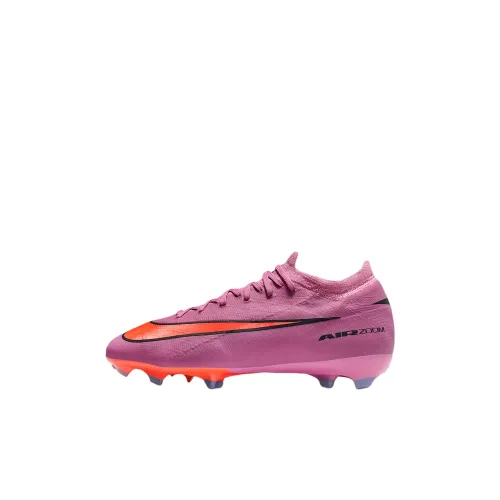 nike Mercurial Vapor 16 Pro Low Топ Детские футбольные бутсы Розово-фиолетовый Full Темно-красный Черный Подростки