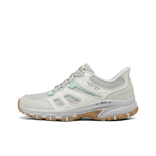 Skechers Outdoor Slip-on Устойчивый к истиранию Низкий Топ Походная обувь Женская Светло-серый