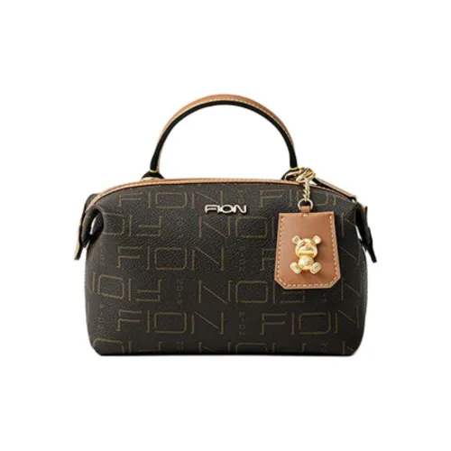 FION Искусственная кожа Пельменная сумка Маленькая Женская Кофейно-чайный Коричневый