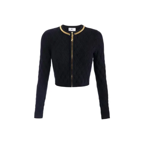 Elisabetta Franchi Черный Женские Трикотаж