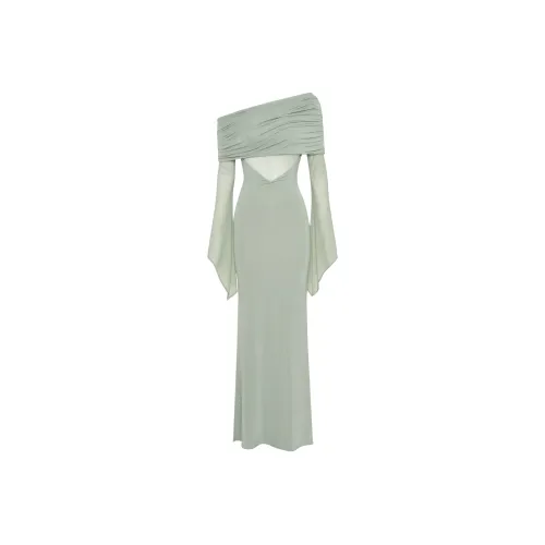 Meshki Длинное платье с длинными рукавами женское