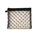 Сердце Марля Макияж Сумка - Светло-желтый Tubas - 1 шт