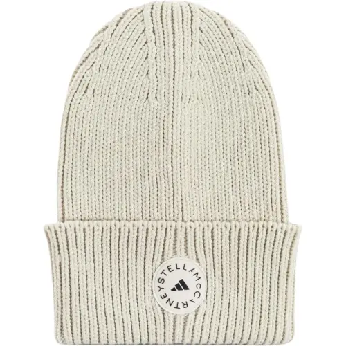 Adidas Хлопок Шапки-бини Женские Молочный Белый
