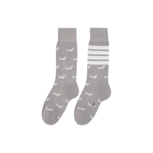 THOM BROWNE 1 шт Серый Женские Носки до икры MID