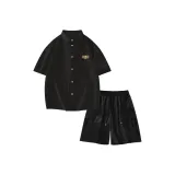 [2 упаковки] Черный (Логотип Enjoy Fun на груди) + Черный