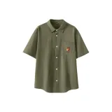 Армейский зеленый (Коричневый логотип на груди, цвет печенья)