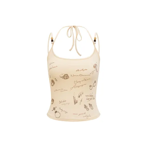 Ariseism Регулируемый Двойной Straps Топ на бретелях Женские Лето Облегающий крой Топ Женские