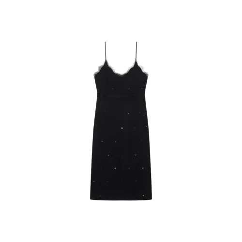 CRUSH COLLECTION Черные Женские Слиплатья