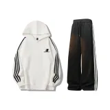 Белый топ+черные брюки