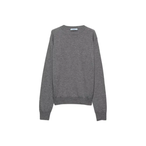 PRADA Серый Женские Кашемировые Свитеры