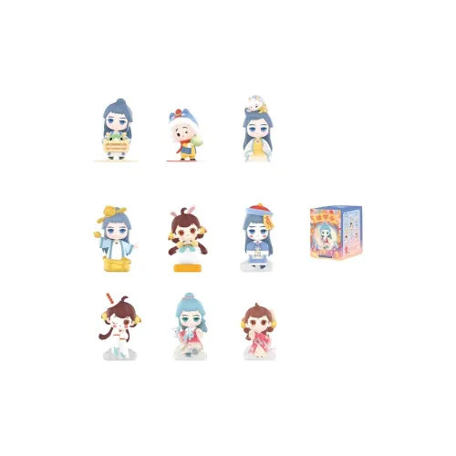 POP MART Ashi And Little Колокольчик Festival Collection Слепые коробки Один Blind Коробка Целая коробка 9 шт