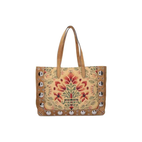 Valentino Полиэстер Тоут Сумка Сумка для покупок Сумка через плечо Большая Мужская Коричневая и Многоцветная