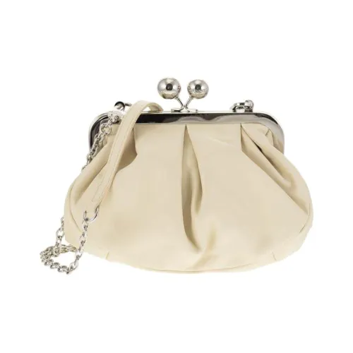 WEEKEND MaxMara Pasticcino Sheepskin Сумка через плечо Маленькая Женская Бежевая