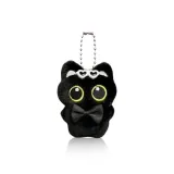 Бант, солнцезащитные очки, черный кот, подвеска