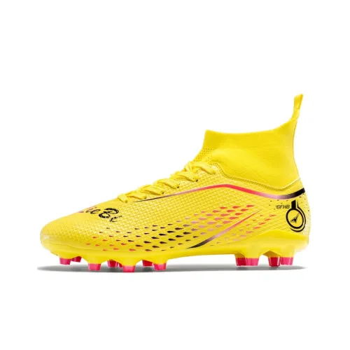 Kung Fu Partners Износостойкий Дышащий Легкий Амортизация Высокий Топ Детская Футбольная Обувь Подростки