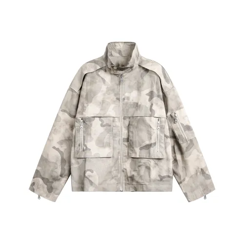 HYLHYL Абрикос Камуфляж Унисекс Куртки