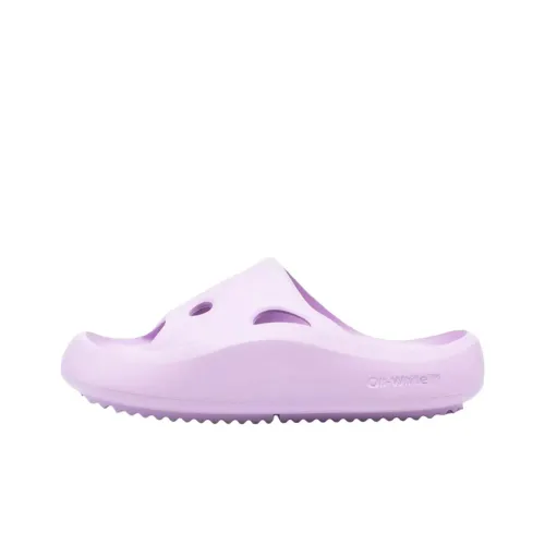 Off Белый Слипоны Женские Фиолетовый