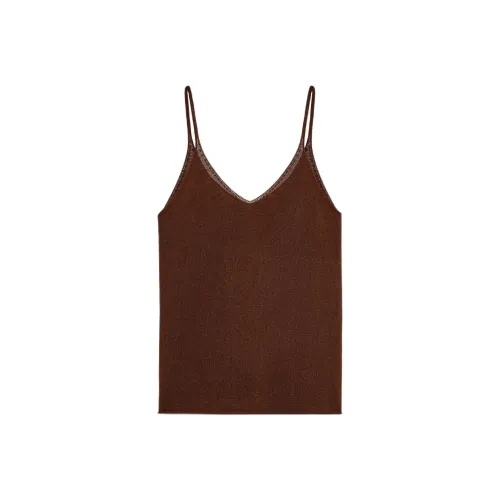 ZARA Шоколад Женские Топы