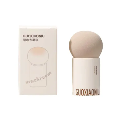 GUOXIAONIU Молочный кофейный гриб Голова Poke кисть для румян Основа Фиксирующий очищающий маскирующий Мягкий