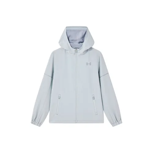 Under Armour Ореоловый серый Школьный возраст Топы