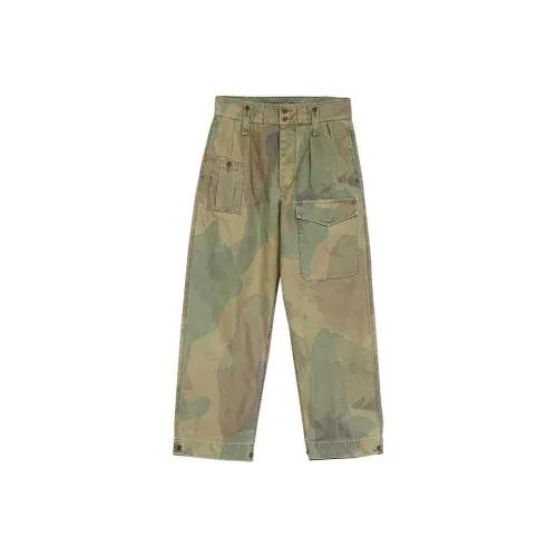 NIGEL CABOURN Зеленые Мужские Карго Брюки