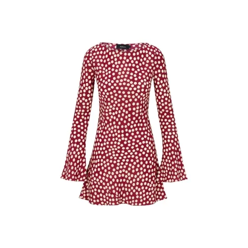 Realisation Par FW25 The Brigitte Длинное платье с длинными рукавами Женское