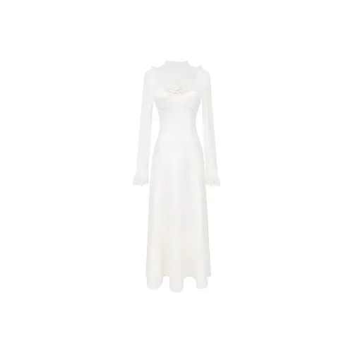 AURORA MUSE Длинное платье с длинными рукавами женское