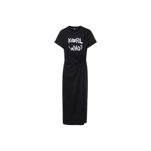 KARL LAGERFELD FW25 Короткий рукав Платье Женское