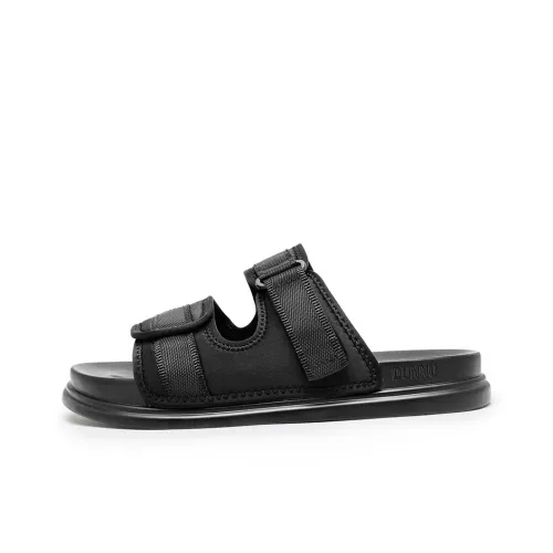 Dunnu Rubber Slide Тапочки Мужские Черные Синие