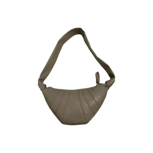 Lemaire Croissant series Овчина Круассан Сумка Сумка Сумка через плечо Маленькая Женская Хаки