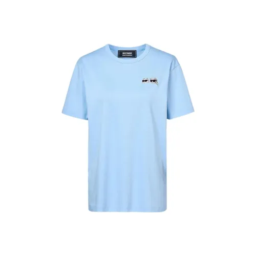 Karl Lagerfeld FW25 Рукав с оборванным плечом T-рубашка Женская