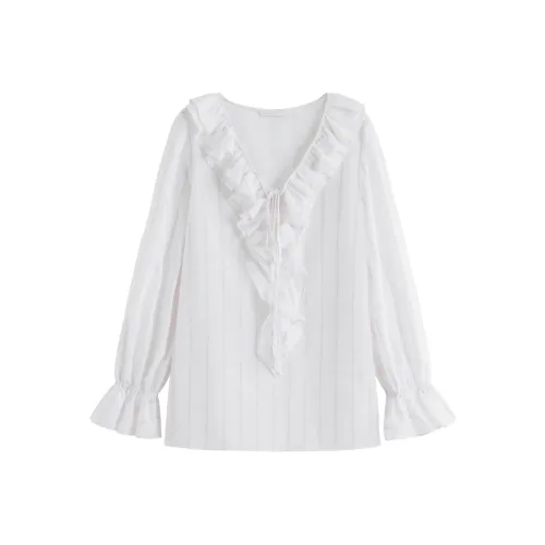 FANSILANEN Розовые полосы Женские Рубашки