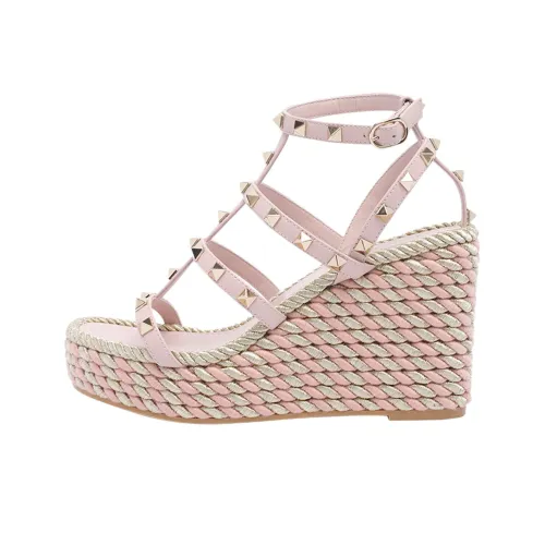 Valentino Римские Сандалии Женские Розовые