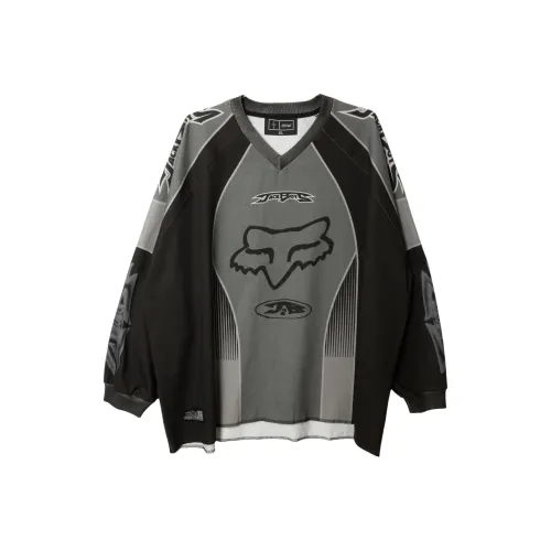 Travis Scott x CJ X FOX RACING Collaboration SS25 T-Shirt Унисекс