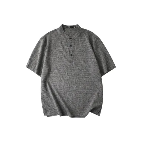 PINLI Серый Мужские T-рубашки