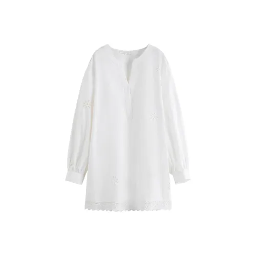 FANSILANEN Белый Женские Рубашки