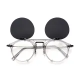 Прозрачный серый + с откидной крышкой серый накладные линзы