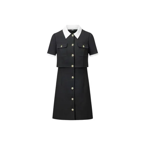 KARL LAGERFELD FW25 Короткий рукав Платье Женское