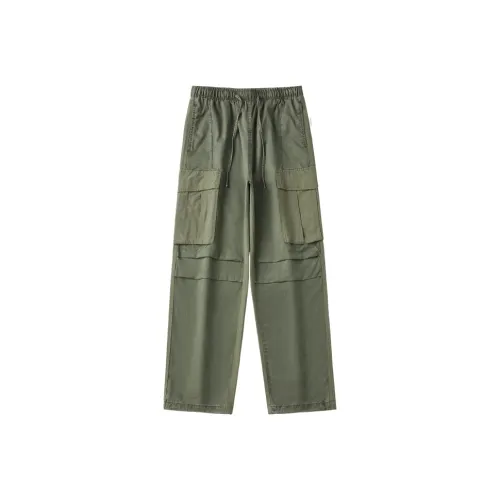 UKTK Зеленые Мужские Повседневные Штаны