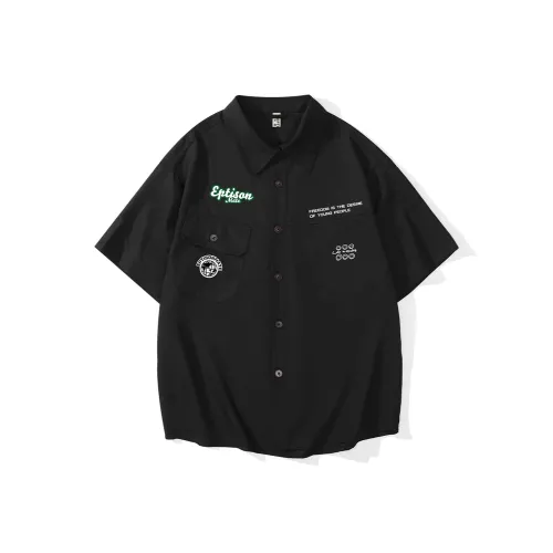 EPTISON Черный Унисекс Рубашки