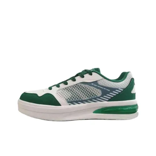 361° Slip-resistant Lightweight And Breathable Скейтборд Кроссовки Low Top Мужские Перьевой Белый Малахитовый