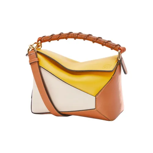 LOEWE Пазл Женский Желтый Белый Коричневый