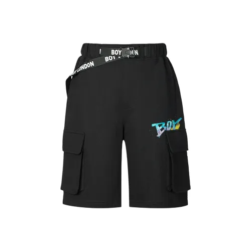 BOY LONDON Мужские карго шорты черного цвета