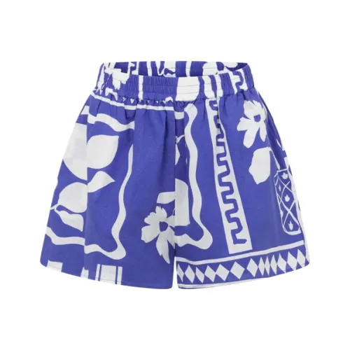 SABO SKIRT Seona Шорты Lemoni Синий Повседневные шорты Женские