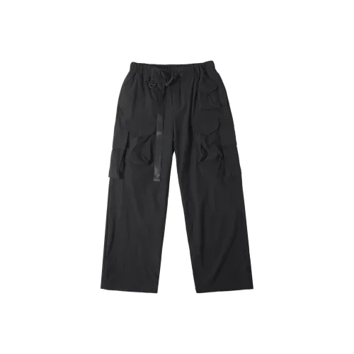 PINLI Мужские повседневные черные штаны