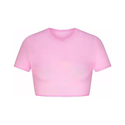 SKIMS Valentine's Day Collection T-Shirt Женская Жвачка Жвачка