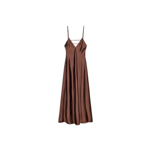 ZARA Женские Слиплатья из Темного Норка