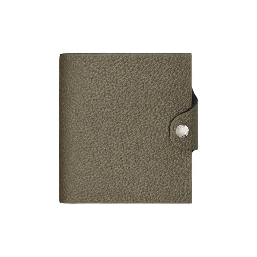 HERMES Ulysse Телячья кожа Защитный чехол Мини Унисекс 6H Vert Веронский Verona Зеленый