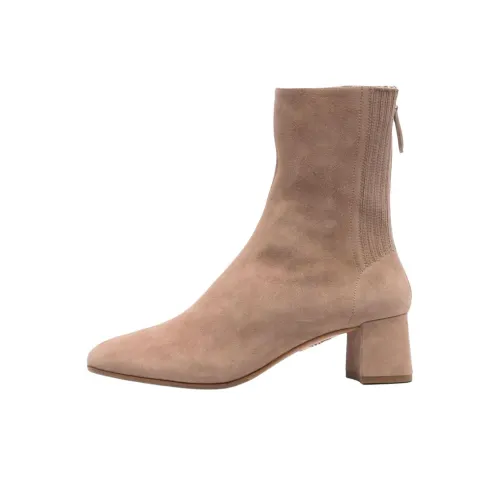 AQUAZZURA Saint Honore Botильоны 5 см Женские Коричневый